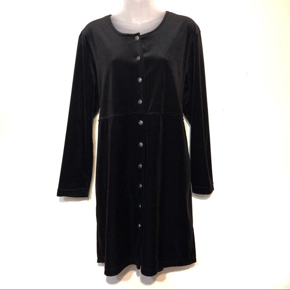 Style Studio  velvet ribbed dress/tunics
